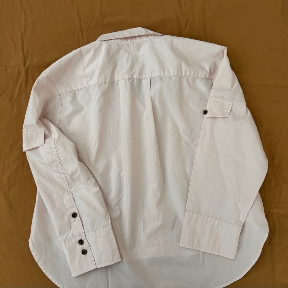 Banana Republic light Pink Button-Up Shirt size medium new with tags size medium - Picture 4 of 7